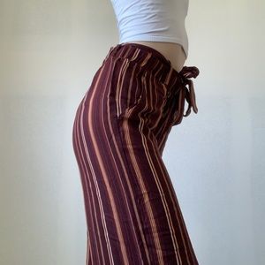 Burgundy Loose Pants❤️